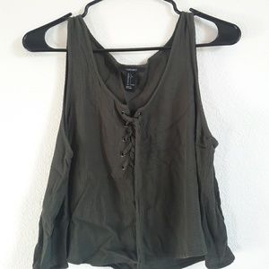Forest green tank